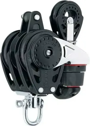 57mm Triple Ratchamatic® Block — Swivel, Cam Cleat, 40 mm Block