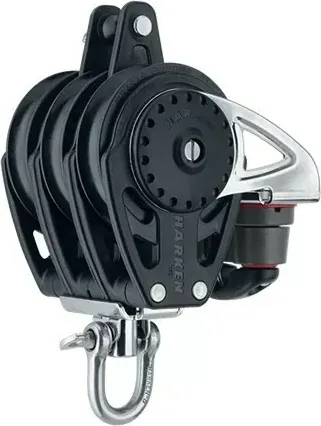 75mm Triple Block — Swivel, Becket, Cam Cleat