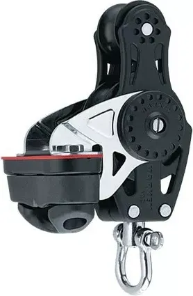 75mm Fiddle Block — Swivel, Cam Cleat