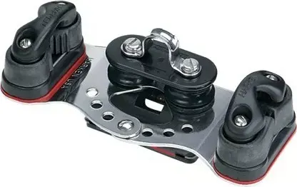 22mm Car — Fixed Sheaves, Cam Cleats