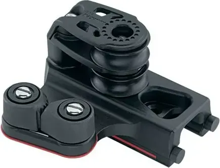 27mm End Control — Double Sheave, Cam Cleat, Set of 2
