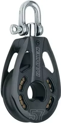 57mm Aluminum Block — Swivel