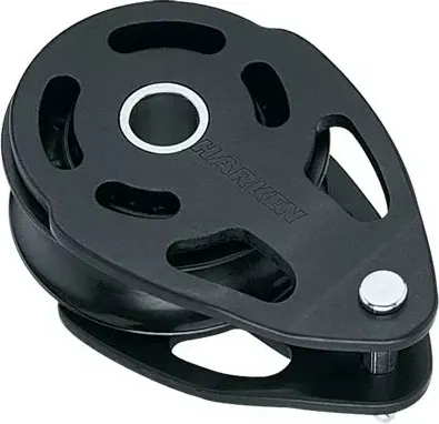 57mm Aluminum Low-Load Mast Collar ESP Block — 6 mm Clevis