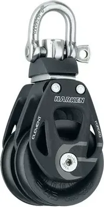 45mm Aluminum Element Double Block — Swivel
