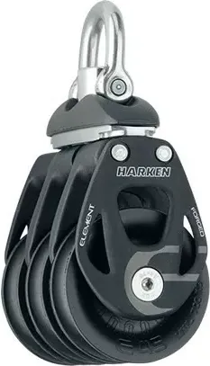 45mm Aluminum Element Triple Block — Swivel