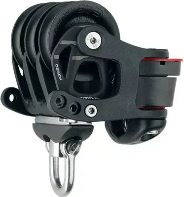 45mm Aluminum Element Triple Block — Swivel, Cam Cleat