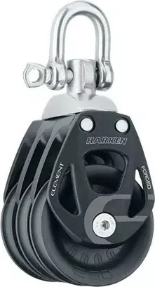 60mm Aluminum Element Triple Block — Swivel