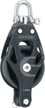80mm Aluminum Element Block — Swivel, Becket