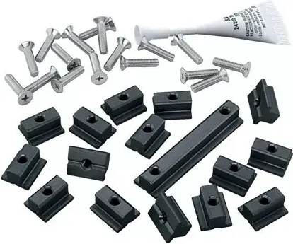 13mm Track Mounting Kit — Wide Flat Mast Groove