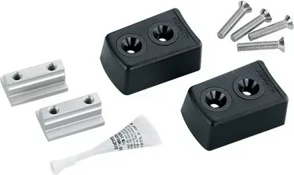 27mm Track Endstop Kit — Flat Mast Groove, Fixed, Selden