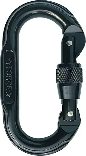 Force Oval Carabiner - Black